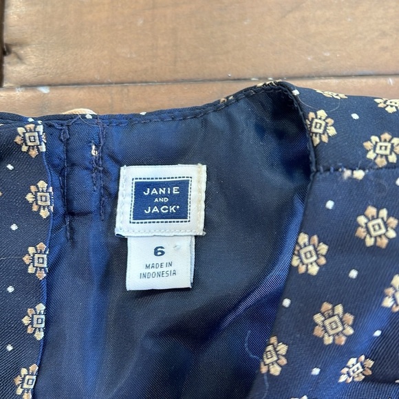 Janie and jack gold medallion peplum top - Picture 3 of 5